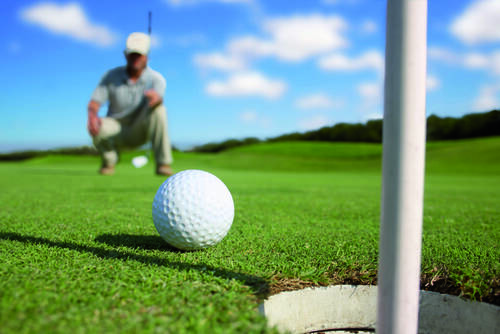 Golf einlochen shutterstock 14942590